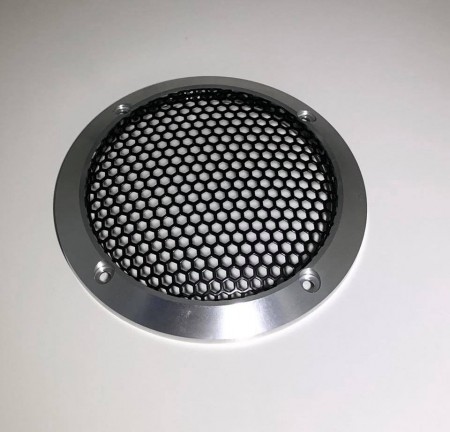 MS Høyttaler grill sølv 3" 2 stk