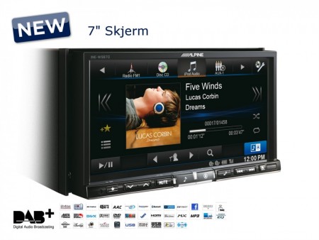 Alpine INE-W987D Avansert Navi stasjon