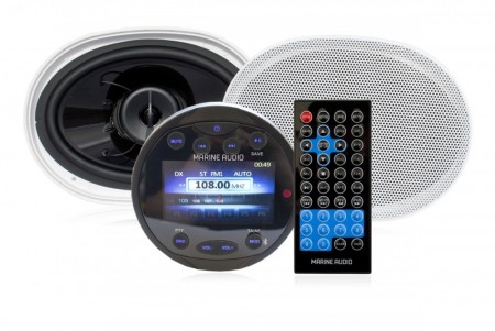 Marine pakke m/DAB+ radio og høttalere