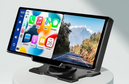 Tillegskjerm med Carplay og Androide auto